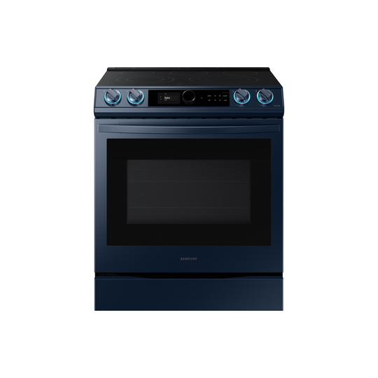 Samsung NE63A8711QN/AC-BESPOKE 6.3 cu.ft. slide in Navy Steel