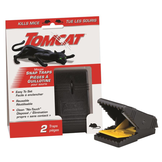 TOMCAT 2-Pack Mouse Snap Trap