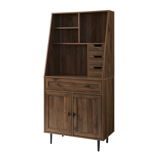 Walker Edison 30-in Brown Traditional Executive