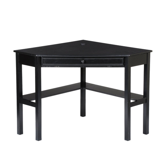 Boston Loft Furnishings Alcott Black Corner Writing Desk
