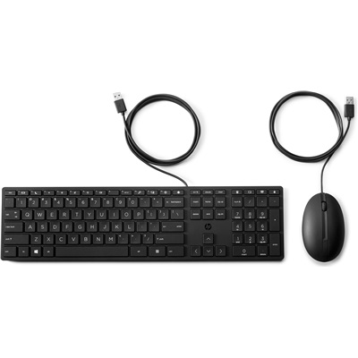 HP Wired Desktop 320MK Mouse and Keyboard - 9SR36UT#ABA