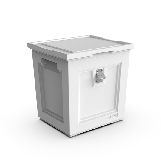 Mayne Fairfield 50-Quart Beverage Cooler - White