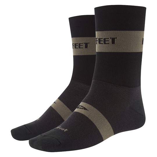 Defeet Aireator Team Classic Socks - S/M} - Black-Olive