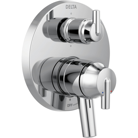 Delta Monitor 17 Series Valve Trim with Diverter - 2-Handle - 6-Setting - Chrome