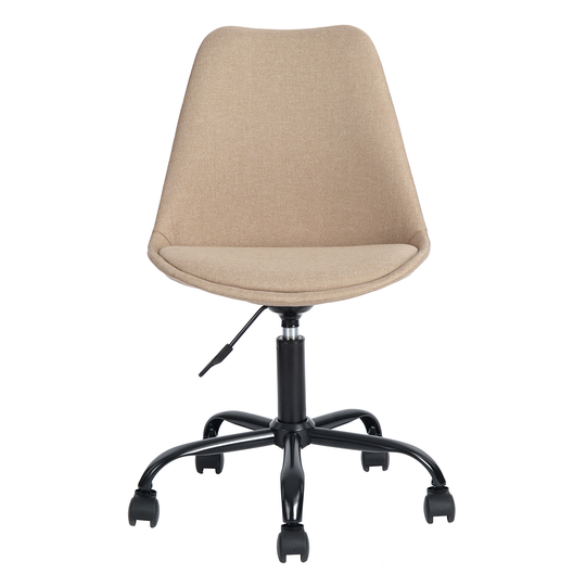 Homycasa Higos Office chair - Height Adjustable -Beige Fabric