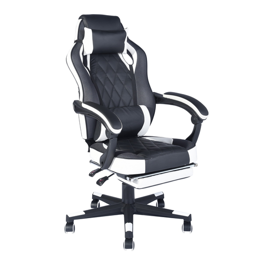 Homycasa Racing Game or Office Chair - Black and White