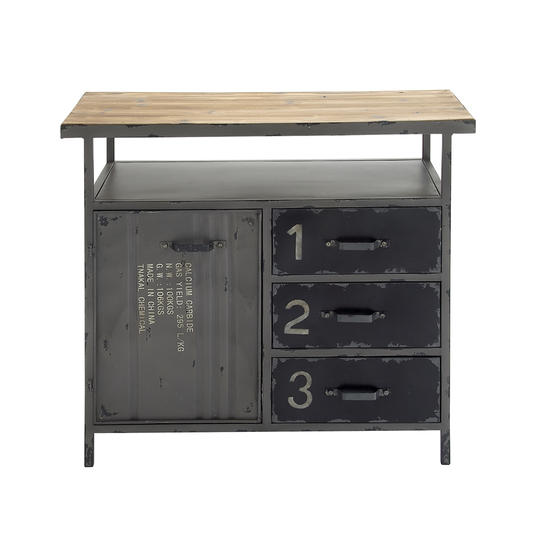 UMA Enterprises 32 In. x 36 In. Industrial Cabinet Grey Iron