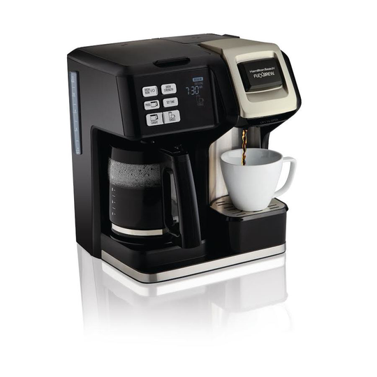 Hamilton Beach 12-Cup Black with Stainless Steel Programmable Coffee Maker
