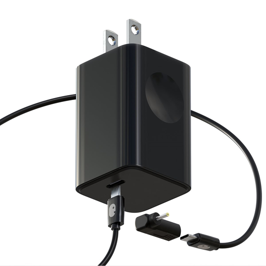 Einova 65 W Black Chromebook Power Adapter