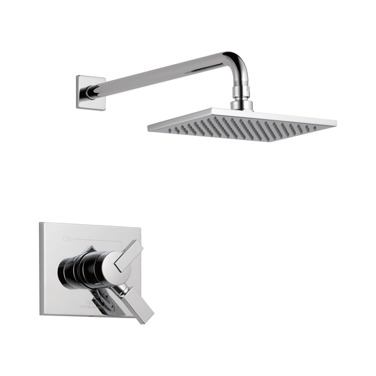 Delta Vero 14 Series Bath and Shower Faucet with Shower Head - H2Okinetic - Chrome
