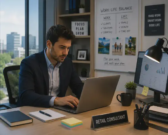 The retail consultant's guide to work-life balance: productivity, downtime and online entertainment